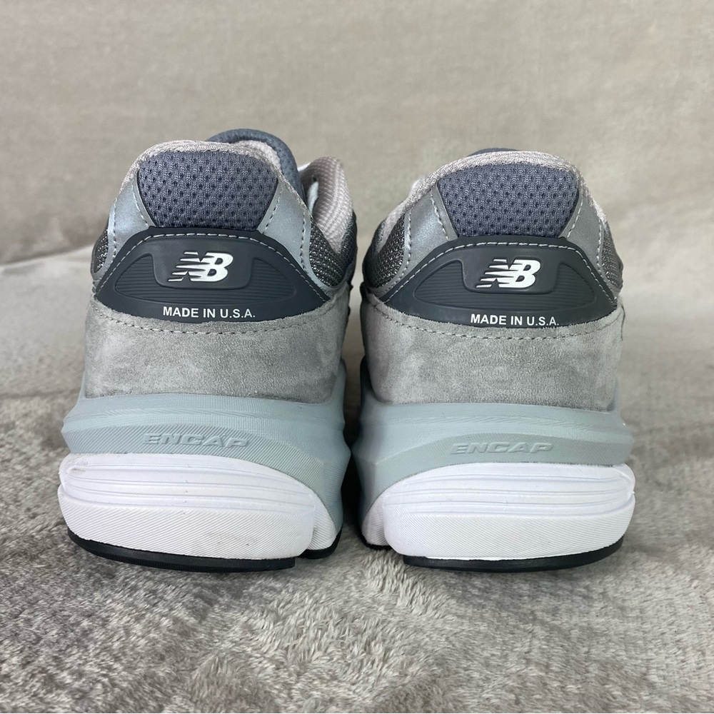 New Balance 990v6 Shoes Mens Size 13 Gray Suede Made In USA M990GL6 Sneakers NEW - Picture 8 of 11